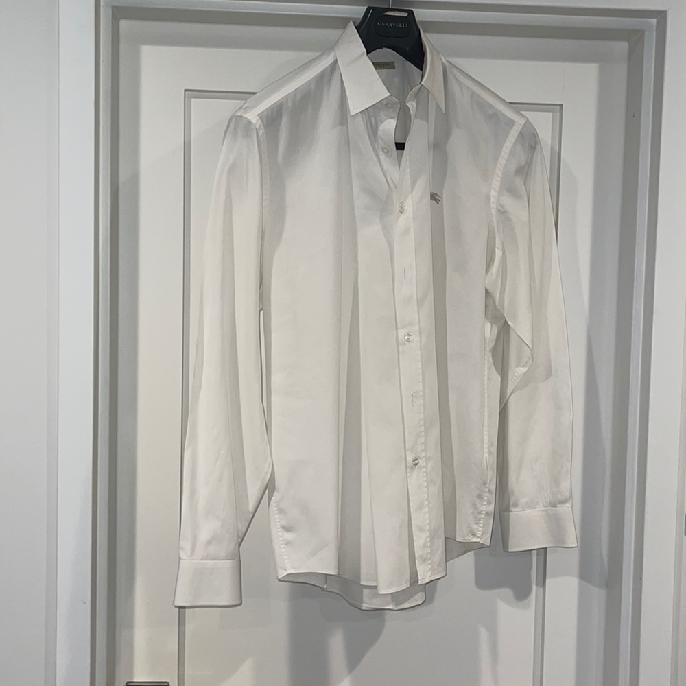 Burberry white button down